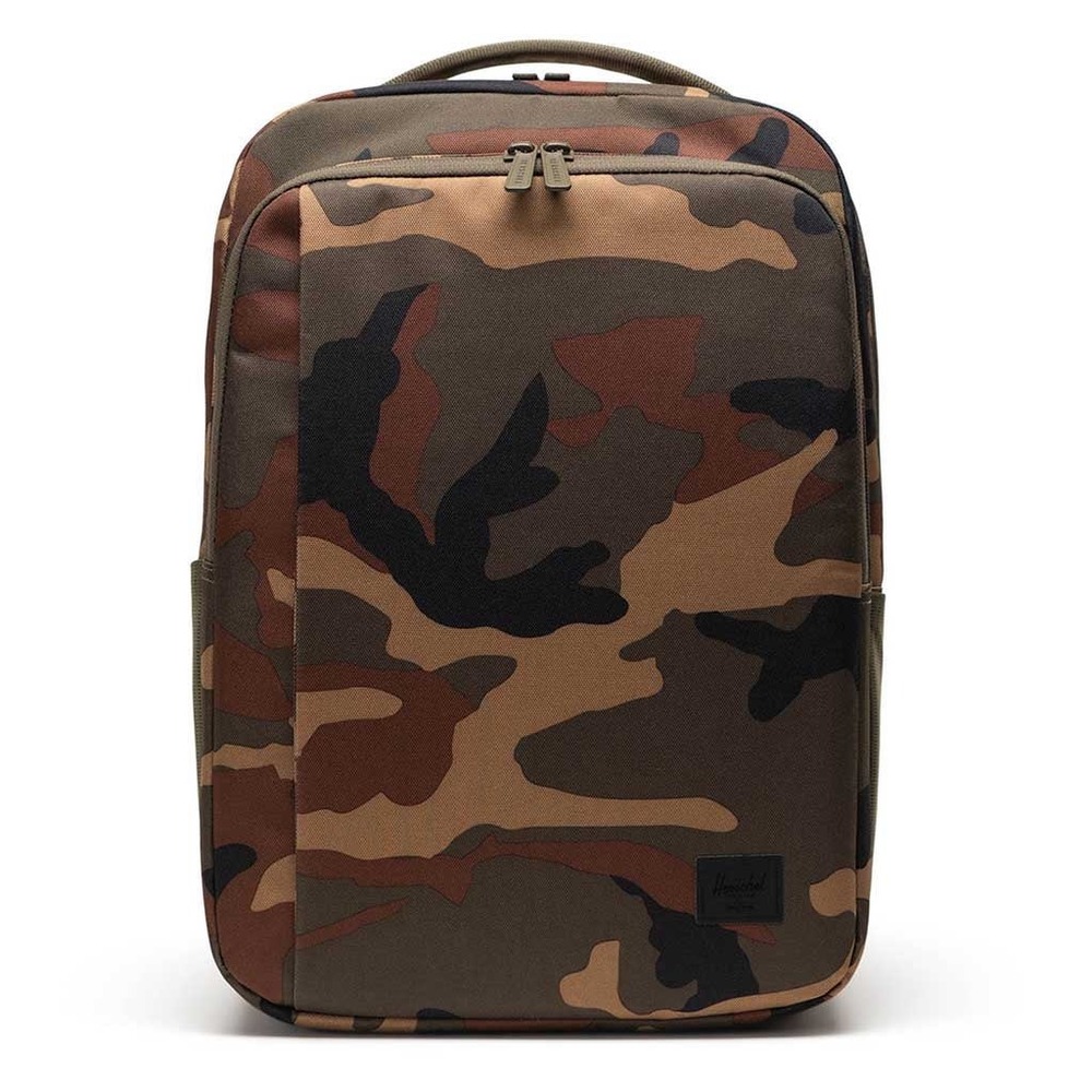 429. Herschal Supply Co Mens Woodland Camo Green Kaslo Backpack Tech